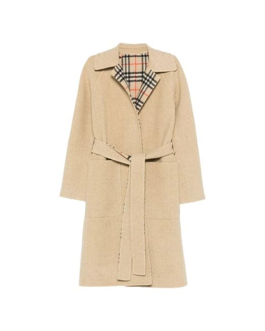 Burberry Natural Neutrals Coats