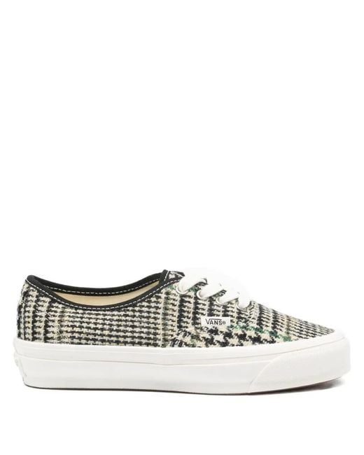 Vans White 'Lx Authentic 44 Harris Tweed' Sneakers