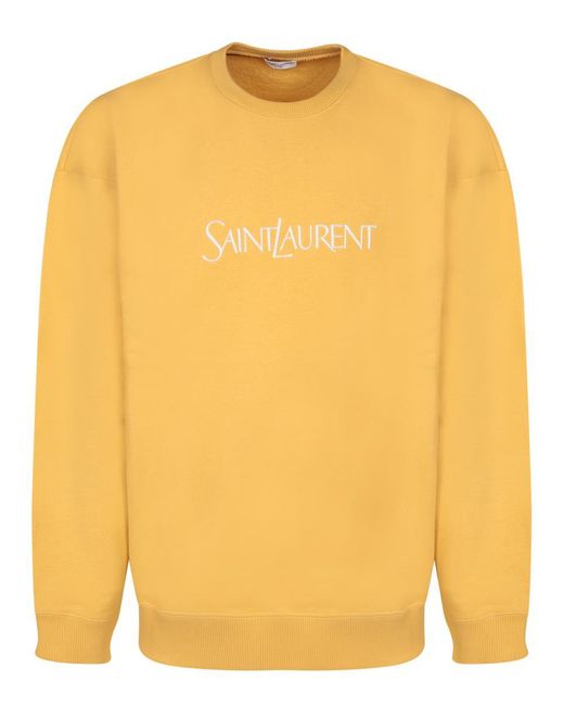 Saint Laurent Yellow Sweatshirts for men
