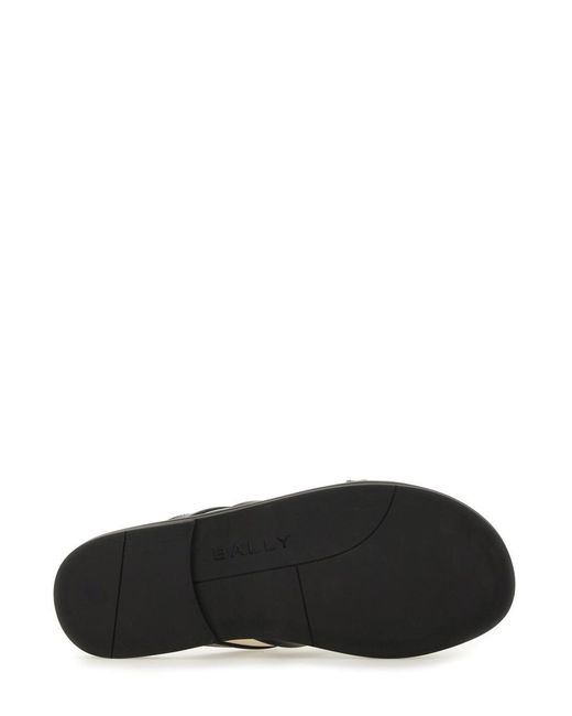 Bally Black Gherry" Slide Sandals for men