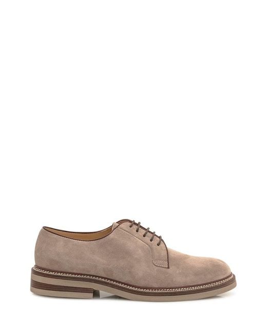 Brunello Cucinelli Brown Derby for men