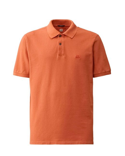 C P Company Orange C.P.Company T-Shirts And Polos for men