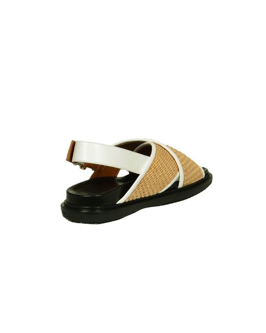 Marni Multicolor "fussbett" Sandals