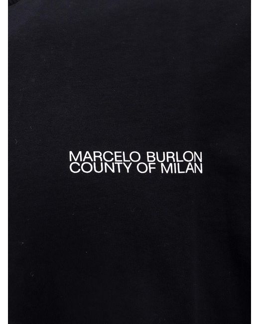 Marcelo Burlon Black County Of Milan T-shirt for men