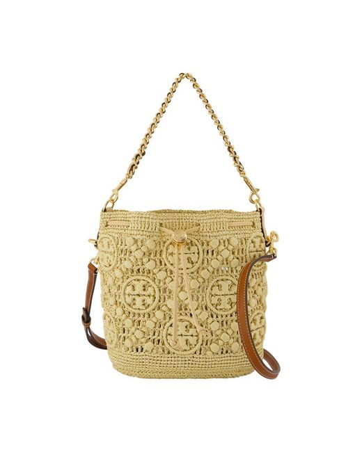 Tory Burch Metallic T-Monogram Shoulder Bag