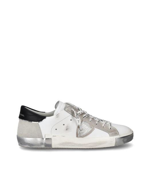 Philippe Model White Prsx Low Sneakers for men