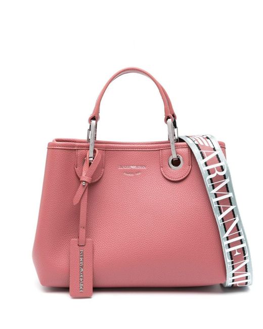 Emporio Armani Pink Small Shopping Bag