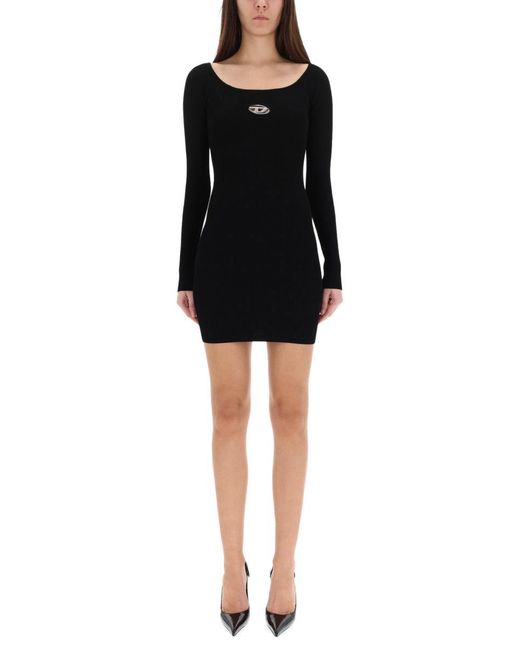 black glam dress Black Ruched Dress