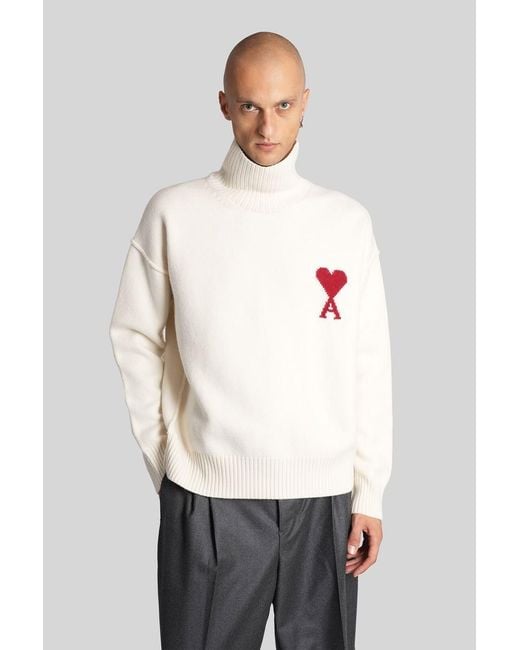 AMI White Knitwear for men