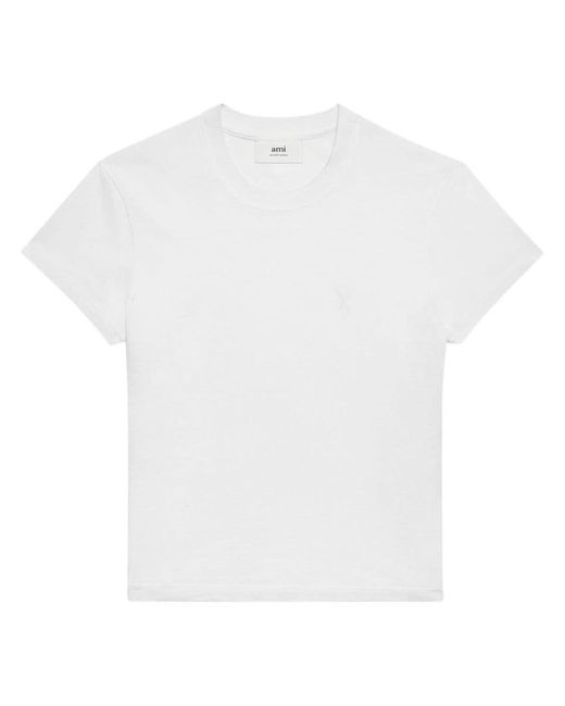 AMI White T-Shirts And Polos for men