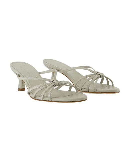 Aeyde Metallic Abby Sandals- Aeyde