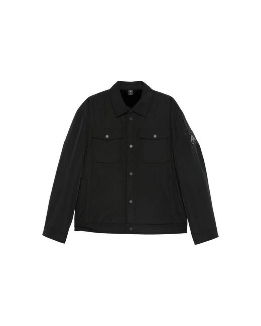 Moose Knuckles Black Outerwears for men