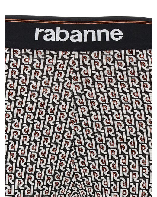 Rabanne Gray 'monogram' leggings