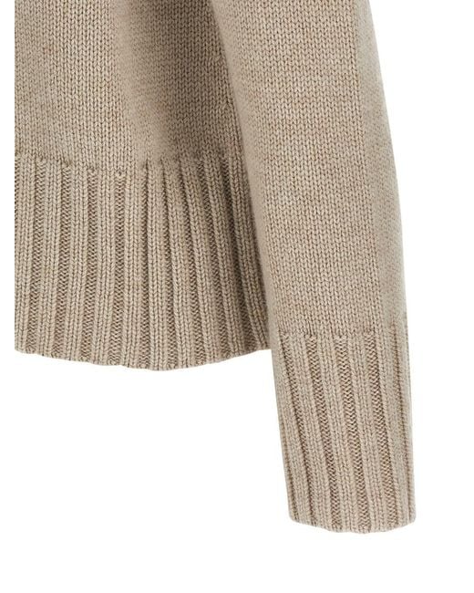 Max Mara Natural 'Mantova' Turtleneck Sweater