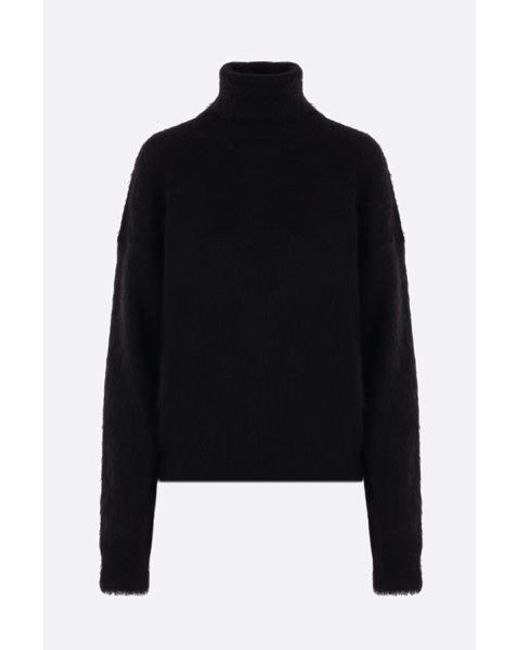 Saint Laurent Black Sweaters