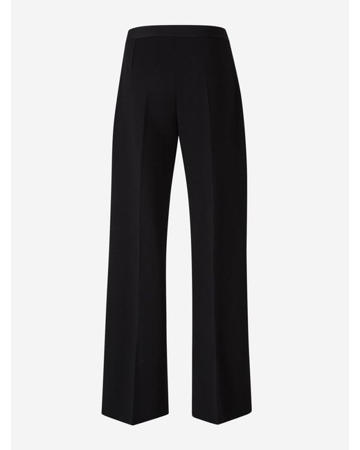 Jil Sander Black Fine Knit Trousers