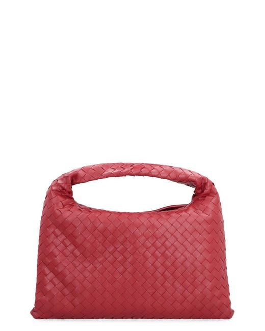 Bottega Veneta Red Hop Shoulder Bag