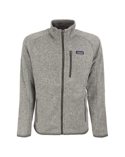 Patagonia Gray Better Sweater Fleece Jacket for men