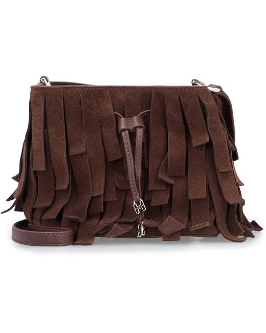 Hogan Brown Hocket Mini Bucket Bag