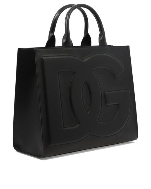 Dolce & Gabbana Dolce&Gabbana Dg Daily Big Black Tote Bag Women