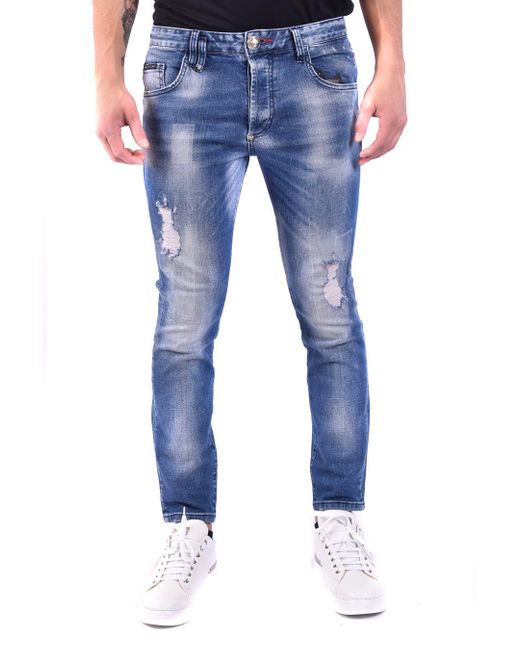 Philipp Plein Denim Jeans in Blue for Men - Save 1% | Lyst