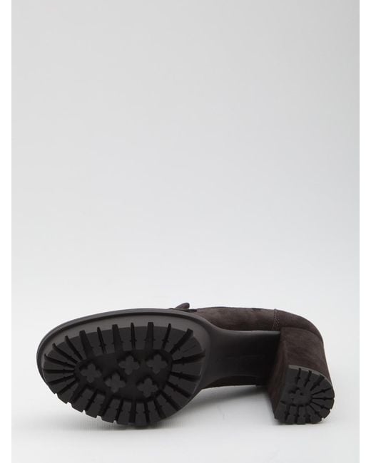 Gianvito Rossi Black Rouen Loafer