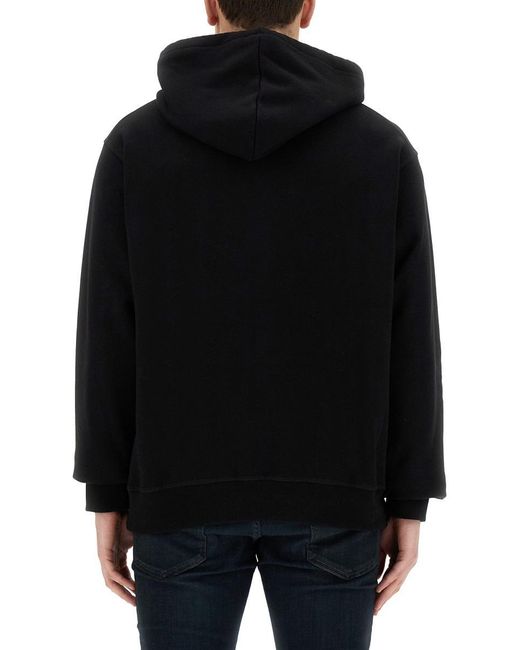 DSquared² Black Icon" Scribble Cool Fit Sweatshirt for men