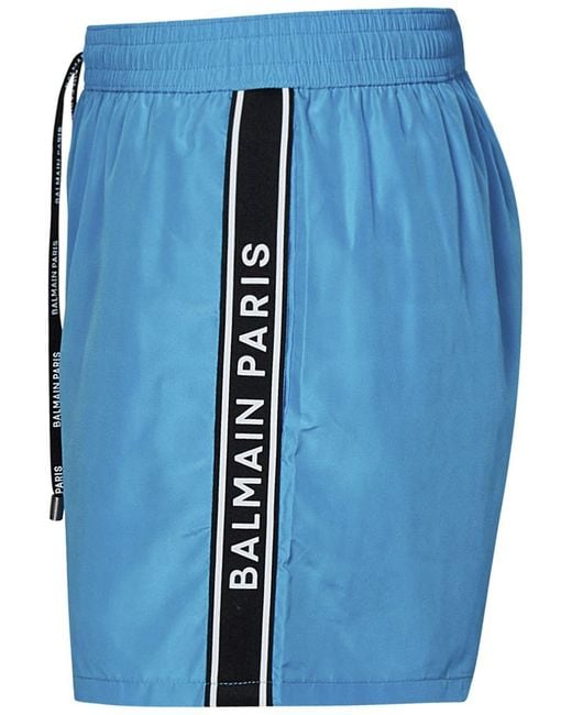 Balmain Blue Paris Swimsuit for men