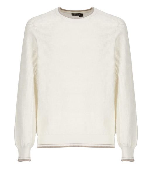 Peserico White Sweaters for men