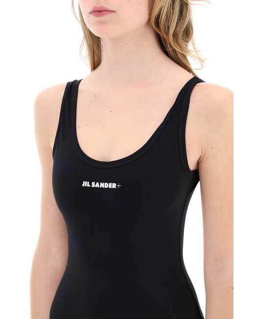 Jil Sander Black One-Piece Swimsuit