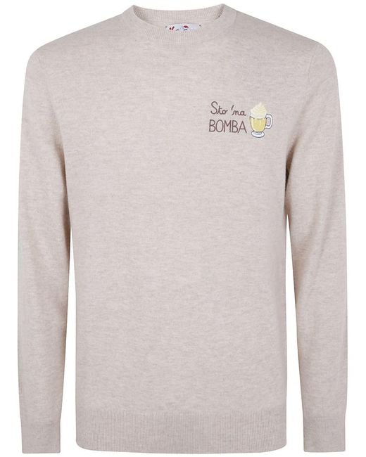 Mc2 Saint Barth Natural "heron Light Embry" Pullover Clothing for men