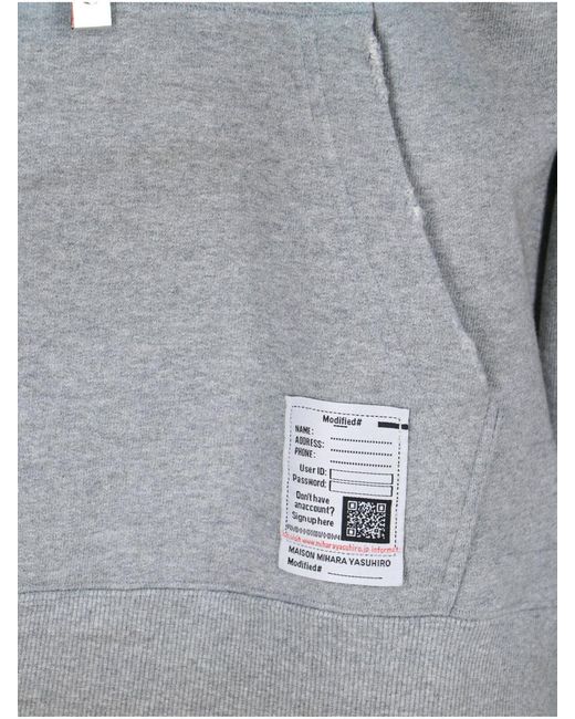 Maison Mihara Yasuhiro Blue Smiley Face" Hoodie for men