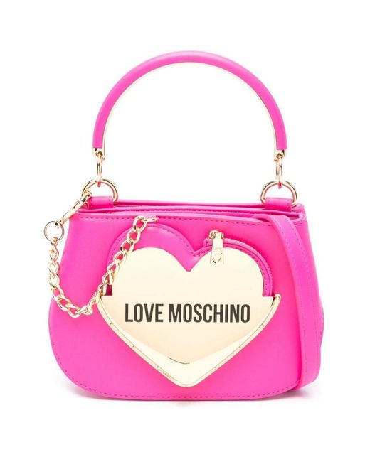 Love Moschino Pink Mini Tote Bag