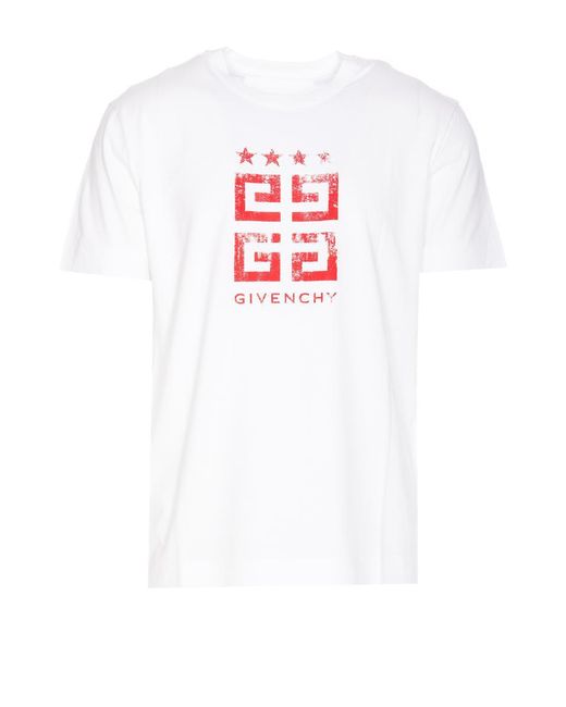 Givenchy White T-Shirts And Polos for men
