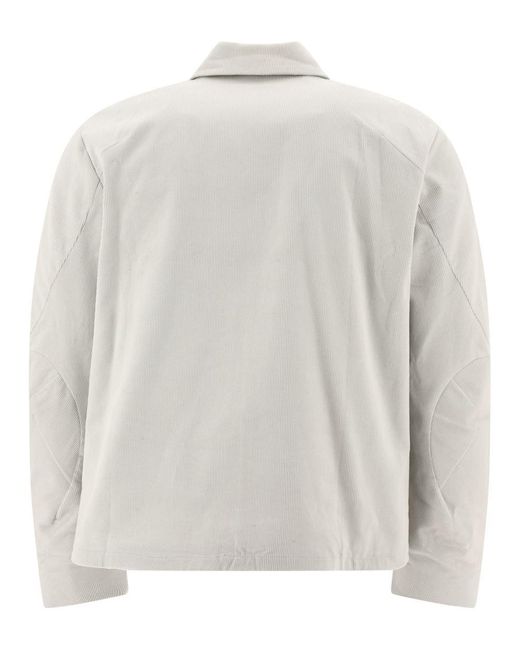 Post Archive Faction PAF White "5.1 Right" Overshirt Jacket for men