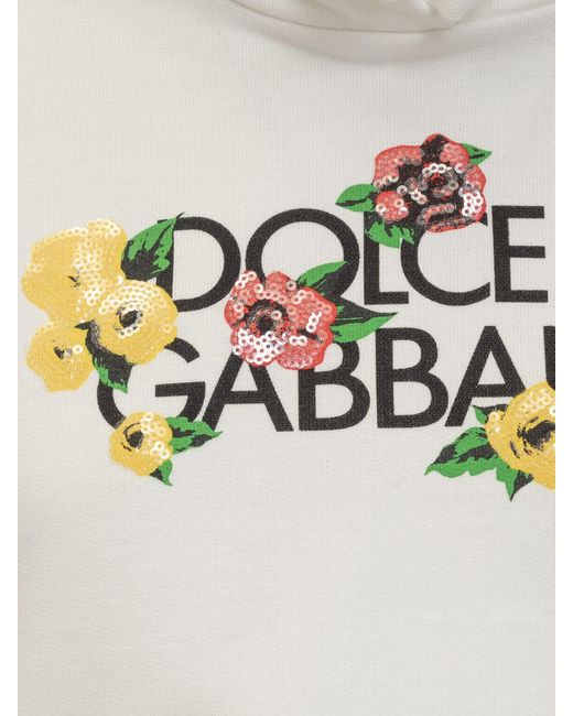 Dolce & Gabbana White Hoodie