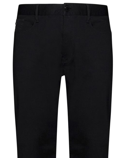 Emporio Armani Black Trousers for men