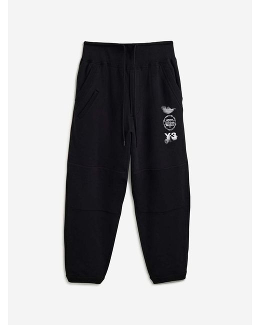Y-3 Blue Joggers Cuffed Track for men