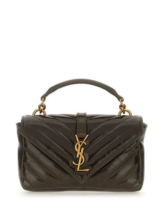 Saint Laurent Black Mini College Chain Bag
