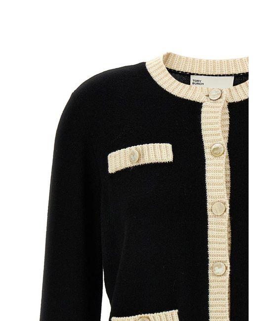 Tory Burch Black 'Kendra' Cardigan