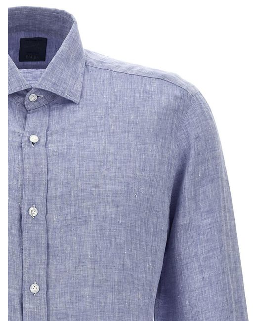 Barba Napoli Blue 'The Vintage Shirt' Shirt for men