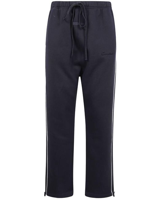 Fear Of God Blue Relaxed Fleece Sweatpant With Piping