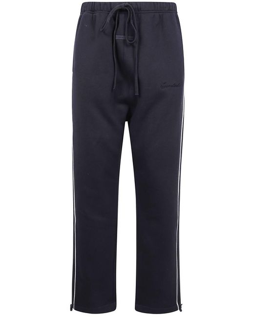 Fear Of God Blue Relaxed Fleece Sweatpant With Piping Clothing