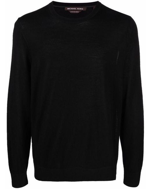 Michael Kors Black Wool Sweater for men
