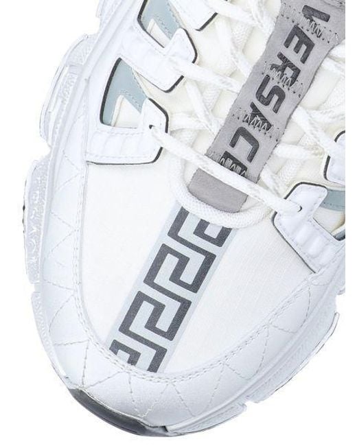 Versace White Trigreca Sneakers for men