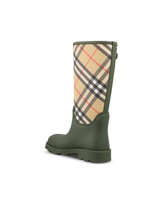 Burberry Green Boots