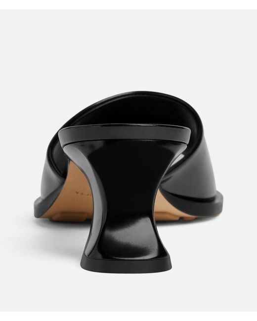 Bottega Veneta Black Sandals " Cha-Cha Mule" With Sculptural Heel