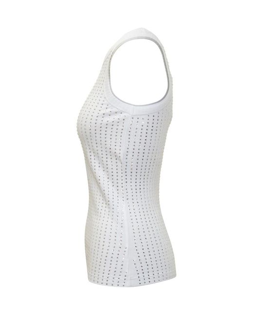 The Attico White Tank Top The Attic