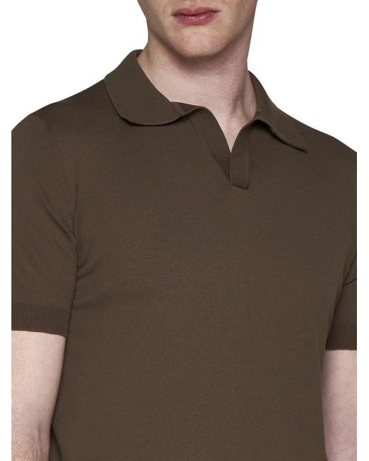 Tagliatore Brown T-Shirts And Polos for men