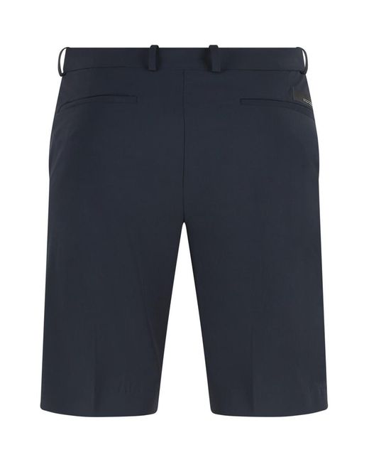 Rrd Blue Techno Fabric Bermuda-Shorts for men